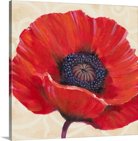 Great BIG Canvas | "Red Poppy I" Canvas Wall Art - Walmart.com - Walmart.com