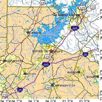 Buford, Georgia (GA) ~ population data, races, housing & economy