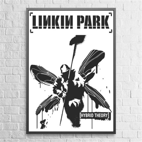 Linkin Park Poster, Linkin Park Hybrid Theory Wall Poster – Posters Hall | Rare & Quality Posters