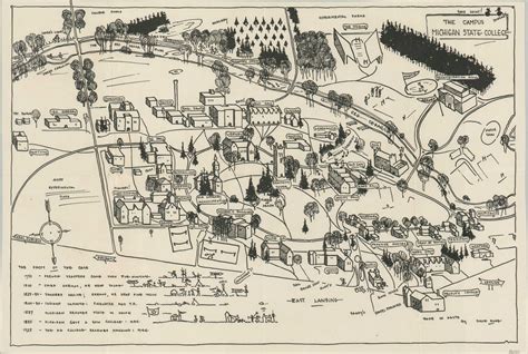 The Campus Michigan State College – Curtis Wright Maps