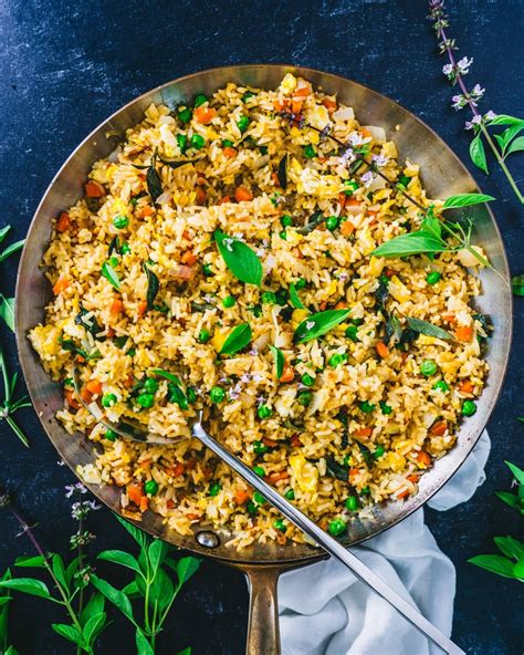 Thai Basil Fried Rice – A Couple Cooks