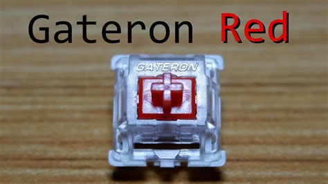 Gateron Red switch review - YouTube