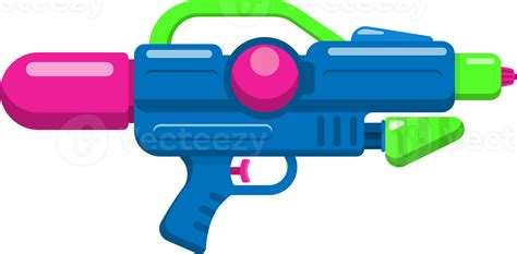 Water gun. guns toy flat design 12377708 PNG