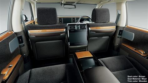 New Toyota Century interior color: Brown Wool (Wooden) | Toyota century, Luxury car interior ...