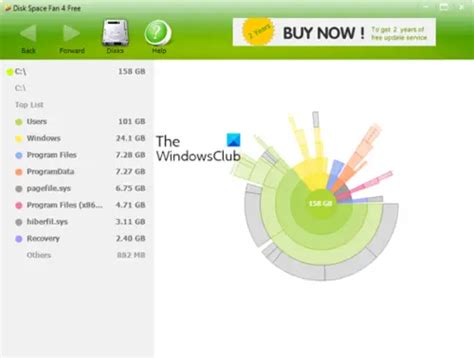 Free Disk Space Analyzer software for Windows 11/10