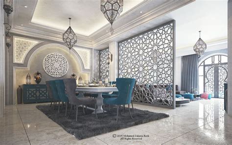 Arabic Modern Interior on Behance | Arredamento arabo, Design di interni moderno, Arredi arabi