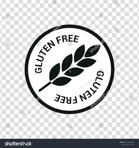 Vector Icon Gluten Free Product Icon Stock Vector (Royalty Free ...