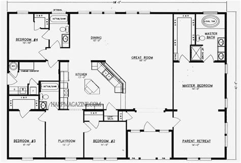 40X50 Barndominium Floor Plans With Shop - floorplans.click