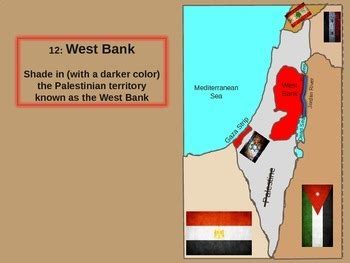 Israel - Palestine Map Activity - fun engaging, follow along 39-slide PPT