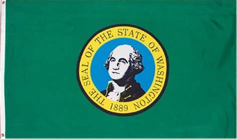 Washington State Flag 3x5 Brand NEW 3 x 5 Banner, New 3x5 Washington State Flag US USA American ...