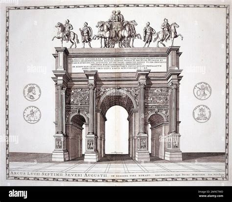 Arch of Emperor Septimius Severus in Rome Stock Photo - Alamy