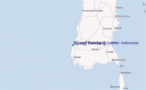 Ujung Pandang, Sulawesi, Indonesia Tide Station Location Guide