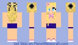 Beach Girl Minecraft Skin