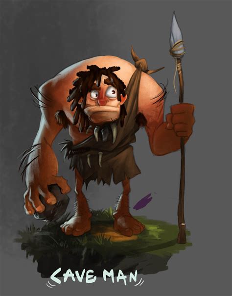 ArtStation - cave man, segun samson | Character illustration, Game character design, Character ...