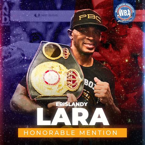 Erislandy Lara– WBA Honorable Mention August 2020 – World Boxing ...