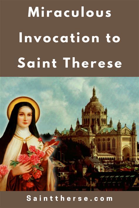 O Glorious St. Therese, whom Almighty God has raised up to aid and inspire the human.... St ...