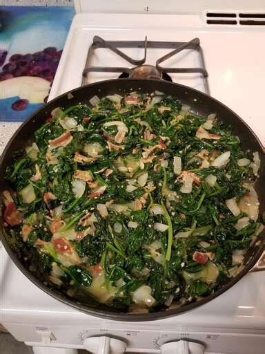 Pan Fried Spinach Recipe