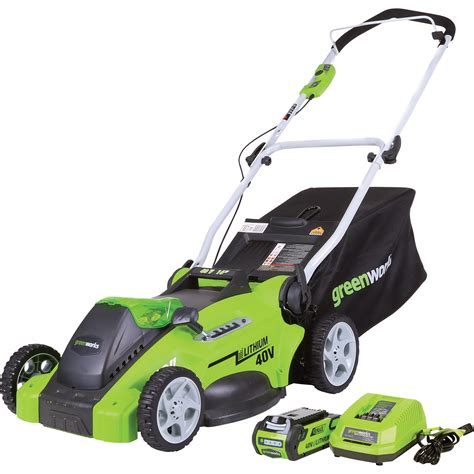 GreenWorks G-MAX 40V Cordless Lawn Mower — 16in. Deck, Model# 25322 ...