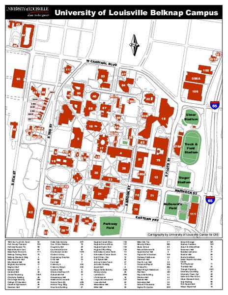 University of Louisville Map - Louisville Kentucky • mappery