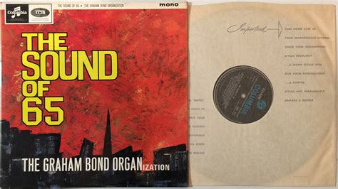 Lot 1 - THE GRAHAM BOND ORGANIZATION - ORIGINAL UK