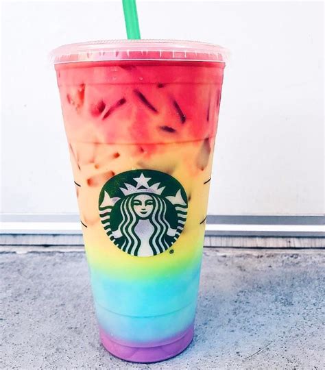 Rainbow Refresher | Starbucks Secret Menu | Starbucks Secret Menu ...