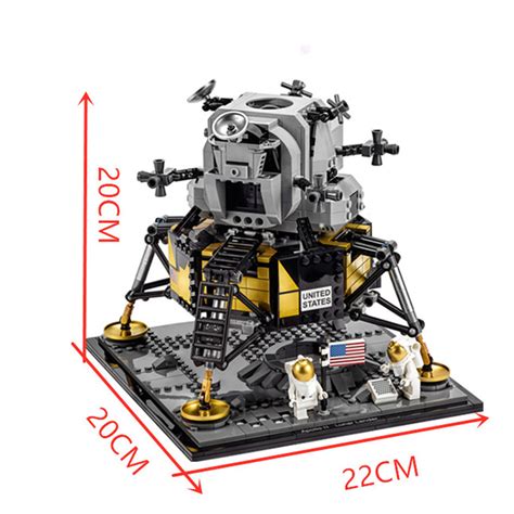 NASA Apollo 11 Lunar Lander Module - 1112 Pieces - BrickArmyToys