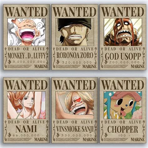 Wanted Straw Hats Poster: Unveiling Legendary Bounty - Etsy | Poster ...