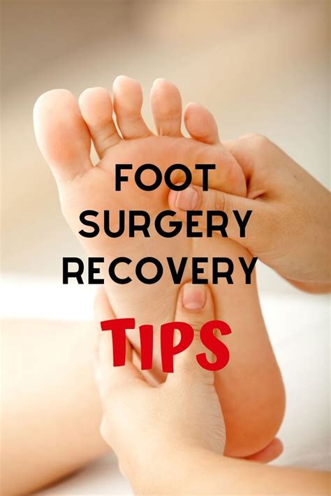 Foot surgery recovery tips | Foot surgery recovery, Surgery recovery ...