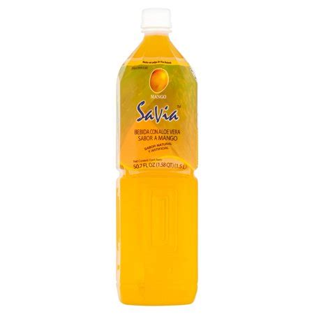 Savia Aloe Vera Juice, Mango, 50.7 Fl Oz, 1 Count - Walmart.com