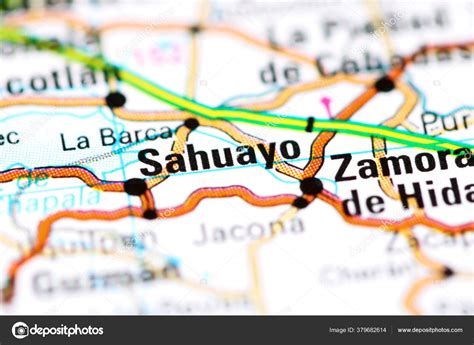 Sahuayo Mexico Map Stock Photo by ©aliceinwonderland2020 379682614