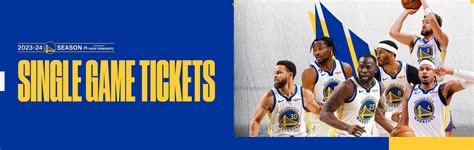 Single Game Tickets | Golden State Warriors