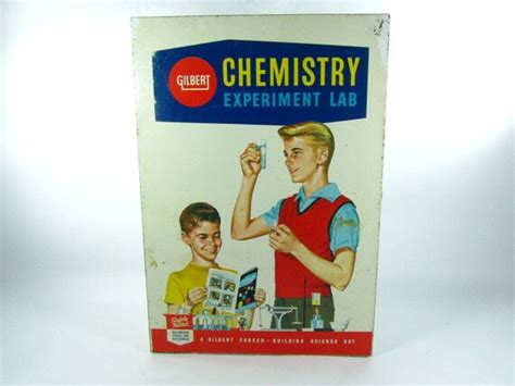 Gilbert Chemistry Set Experiment Lab Vintage Toy Vintage