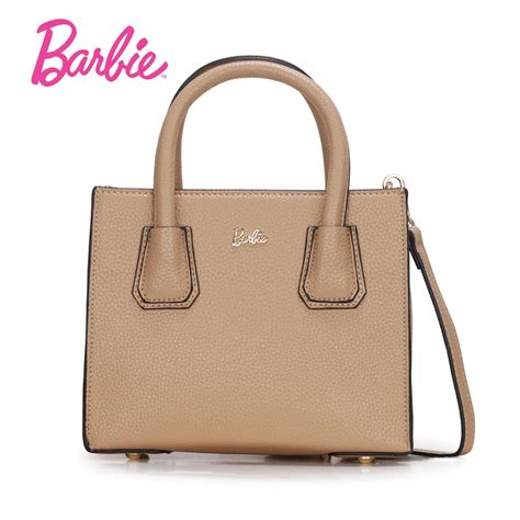 Barbie Women's handbags Khaki black Square simple style Totes ladies fashionable Bags cross body ...