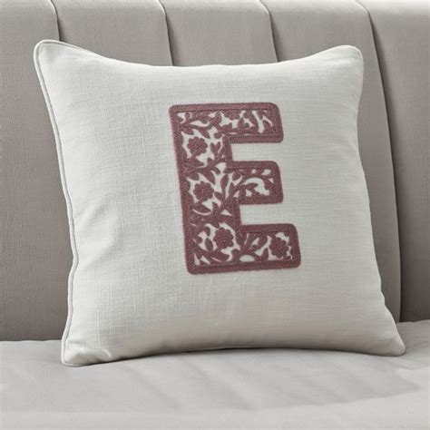 Garden Monogram Pillow Cover | Pottery Barn Teen