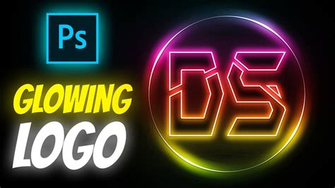 NEON GLOWING LOGO DESIGN IN PHOTOSHOP | PHOTOSHOP TUTORIAL - YouTube