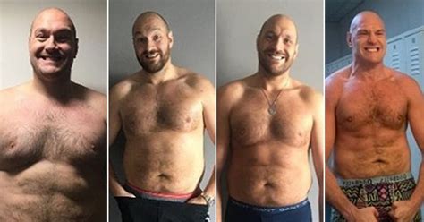 Tyson Fury Showed Off His Awesome Transformation Journey Of Losing ...