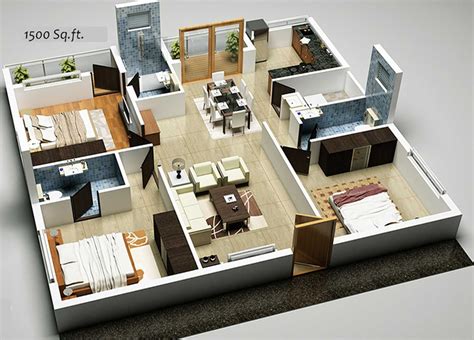Great Style 32+ Best House Design For 1500 Sq Ft In India
