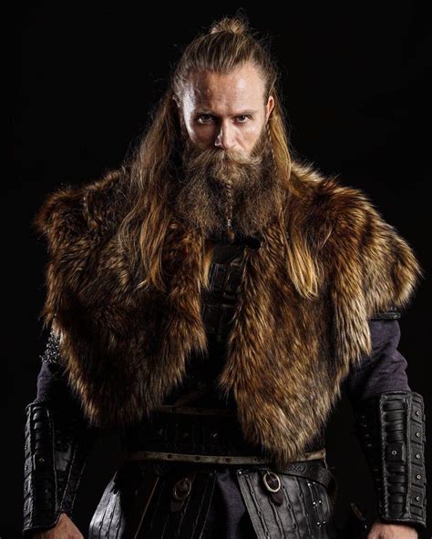 Barbarian Fur Mantle Viking Shoulder Cape Medieval Warrior - Etsy ...