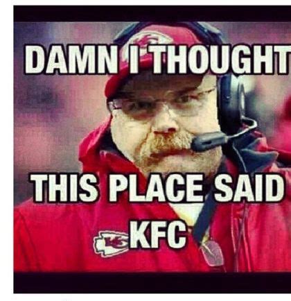 Photo: Andy Reid In KC – Or KFC? - CBS Chicago | Football jokes funny ...