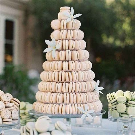 10 Tier Round Macarons Tower Stand Macaron Display Rack For Wedding Birthday | Wish in 2021 ...