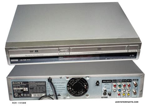 Sony RDR-VX500 DVD Recorder/ VCR Combo-HiFi Analog TV Tuner