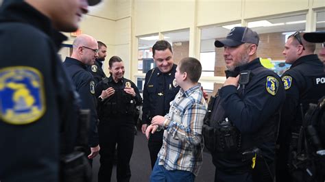 Lansing Police Department makes terminally ill boy officer for a day