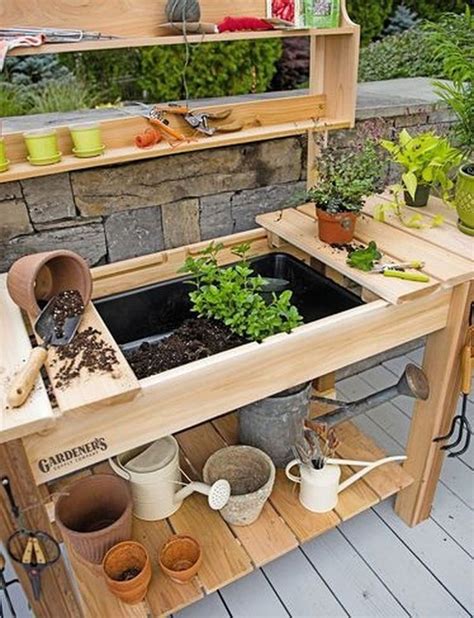 48 Creative Potting Bench Plans to Organized and Make Gardening Work Easy - decorhit.com ...