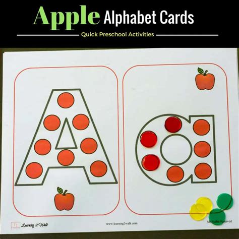 Quick And Easy Free Printable Apple Alphabet Worksheets - No Stress ...