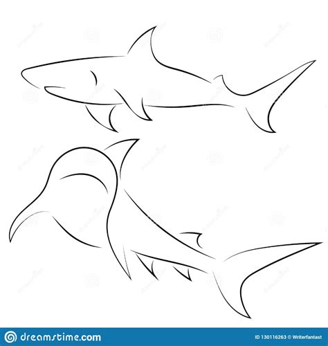 EDITABLE Printable art Shark single line drawing Pet Portraits Urns ...