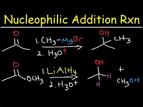 What Is Nucleophilic Addition Reaction With Example - Carol Jone's Addition Worksheets