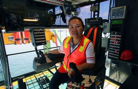 45-year-old woman is PSA's only female crane operator, Women News - AsiaOne