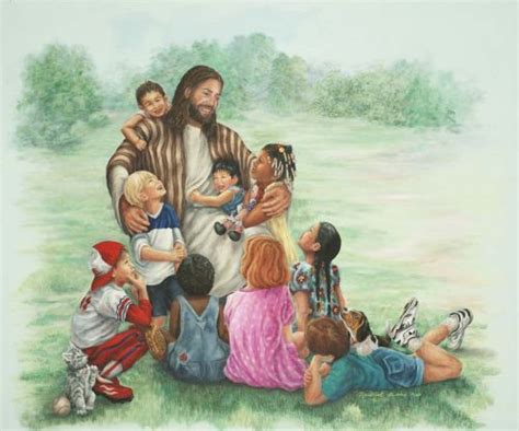 Jesus and the Little Children Mural - Reinbrook Studios