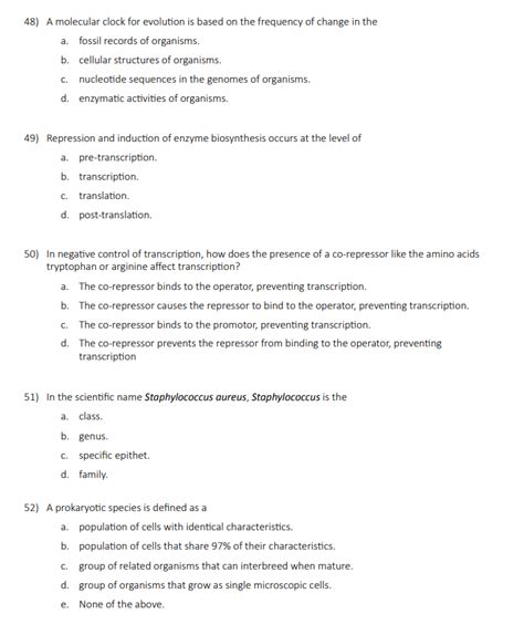 Solved 48) A molecular clock for evolution is based on the | Chegg.com