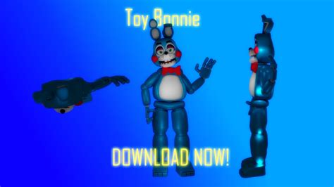 Toy Bonnie Model [Download] [4K] by LeomRenders on DeviantArt